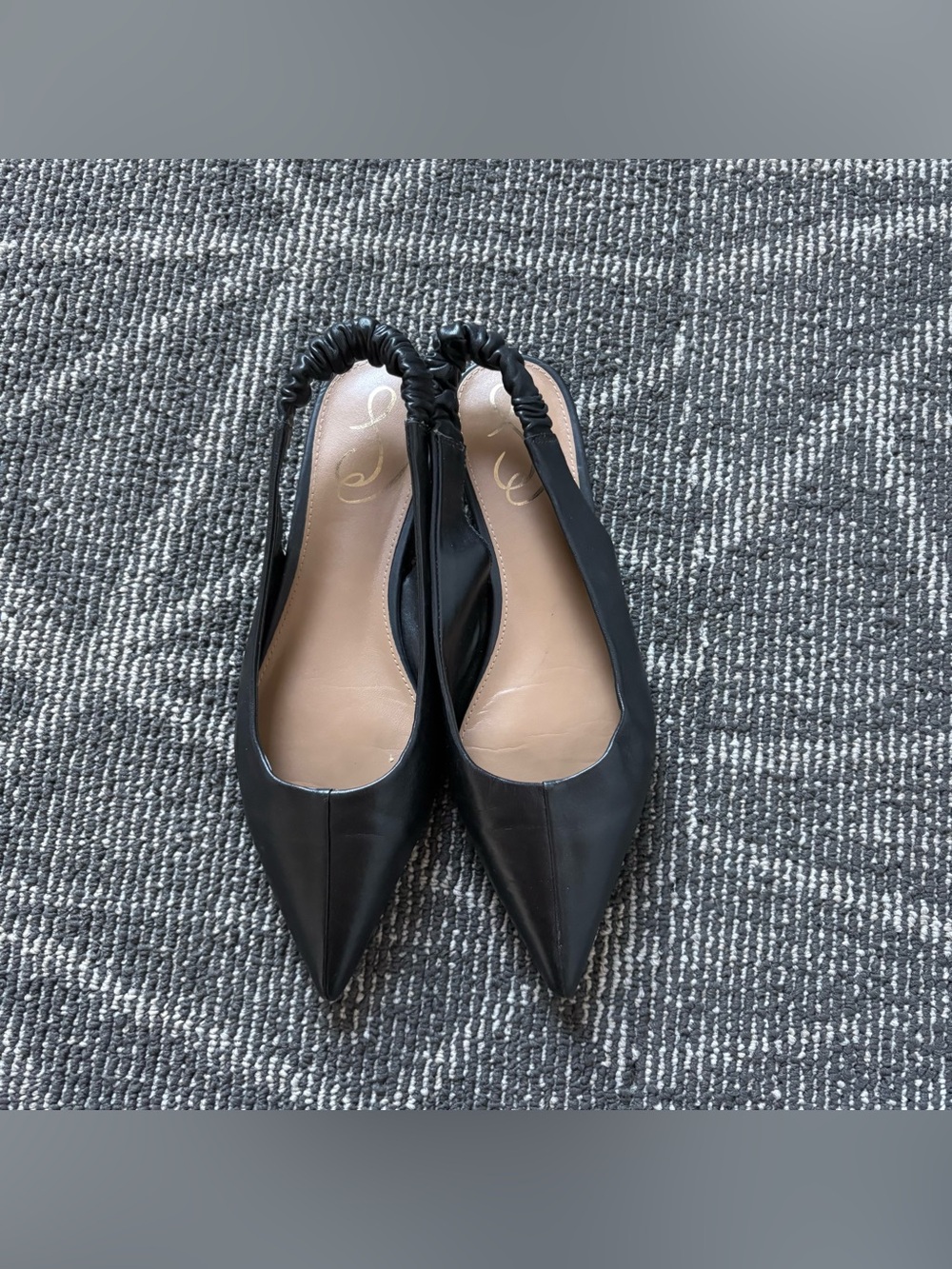 Sam Edelman Women's Black Pointed Toe Whitney Flat Size 7